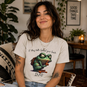 Camiseta Se Eles Falam Sobre Você pelas Costas