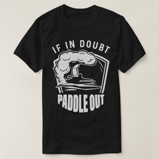 Camiseta Se Em Dúvida Se Esconder Engraçado (Frente do Design)