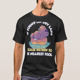 Camiseta Se Encontrado Em Terras Secas, Volte Para O Mais P