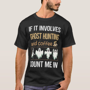 Camiseta Se Envolve Café Caça-Fantasmas Paranormal
