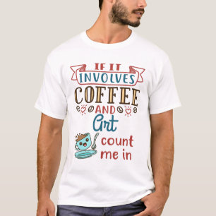 Camiseta Se Envolve Café e Arte Conte-Me