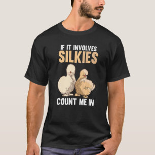 Camiseta Se Envolve Frangos Sedosos, Conte Comigo
