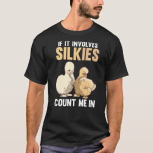 Camiseta Se Envolve Frangos Sedosos, Conte Comigo