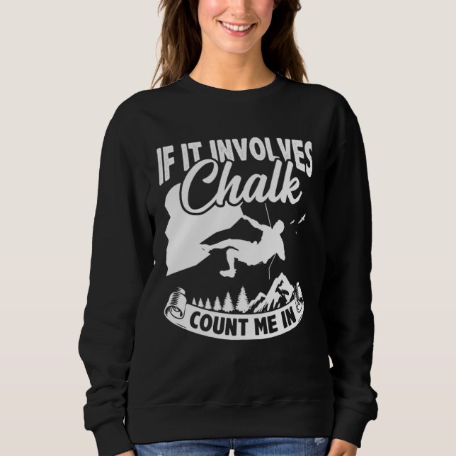 Camiseta Se Envolve Giz Me Conte Na Escalada Boulderi (Frente)