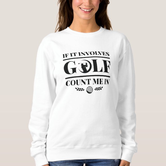 Camiseta Se Envolve Golfe, Conte Comigo (Frente)