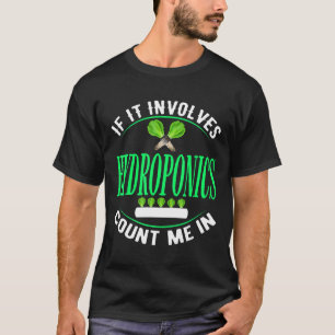 Camiseta Se Envolve Hidroponia Jardim de Jardim Interno