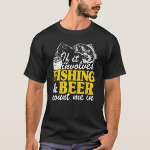 Camiseta Se Envolve Pesca E Cerveja Me Inclua Pescador