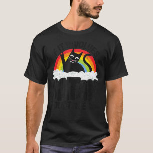 Camiseta Se Envolve Satanás Me Inclua Gato Heavy Metal R