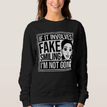 Se Envolve Sorrir Falso, Não Vou Introvertido