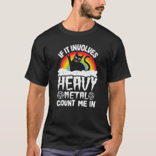 Camiseta Se Envolver A Contagem De Metais Pesados Em Cat Me