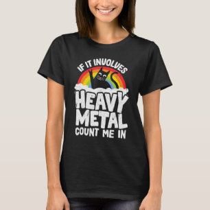 Camiseta Se Envolver A Contagem De Metais Pesados Em Cat Me