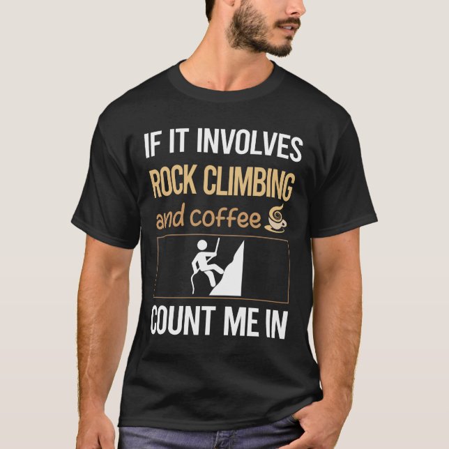 Camiseta Se Envolver A Escalada De Coffee Rock (Frente)