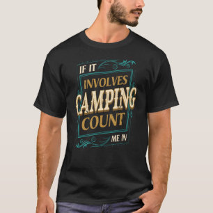 Camiseta Se Envolver Acampamento Conte-Me Camper Humor Camp