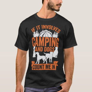 Camiseta Se Envolver Acampamento E Cães Contar-Me