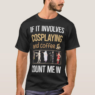 Camiseta Se Envolver Café Cosplay Cosplay Cosplayer