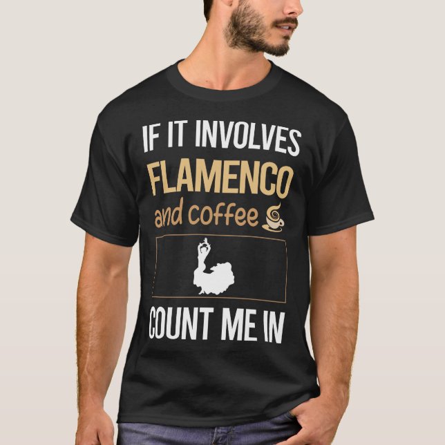 Camiseta Se Envolver Café Flamenco (Frente)