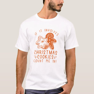 Camiseta Se Envolver Cookies De Natal Conte-Me Em
