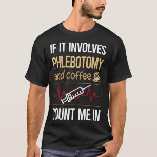 Camiseta Se Envolver Flebotomismo Flebotomista Do Café