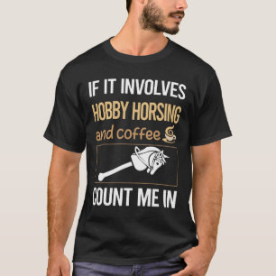 Camiseta Se Envolver Hobby De Café De Cavalo De Cavalo