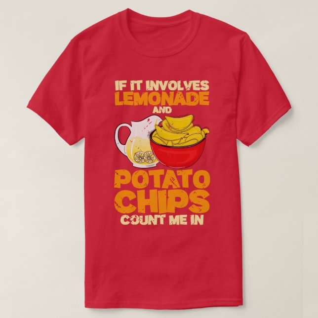 Camiseta Se Envolver Limonada E Batata (Frente do Design)