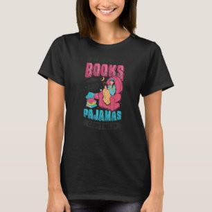 Camiseta Se Envolver Livros E Pijamas Lendo Clube