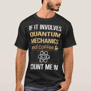 Camiseta Se Envolver Mecânica Quântica Do Café