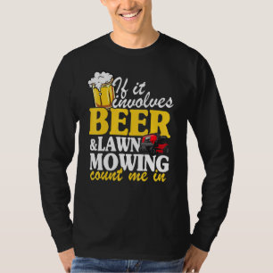 Camiseta Se Envolver O Leito De Cerveja, Conte-Me No Landsc