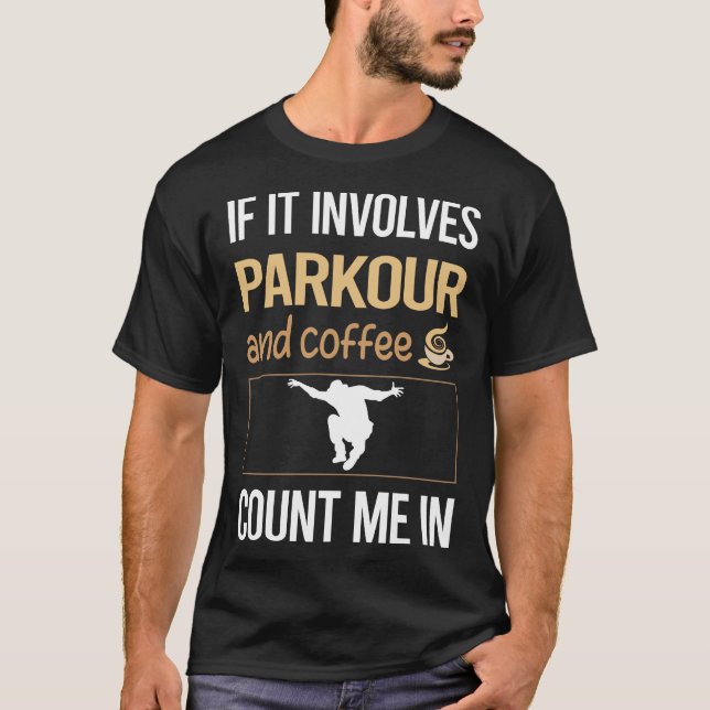Camiseta Se Envolver Parkour Do Café (Frente)