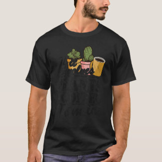 Camiseta Se Envolver Plantas E Café Estou Na Garden Gar