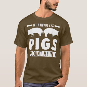 Camiseta Se Envolver Suínos Conte-Me Em Suínos 3212