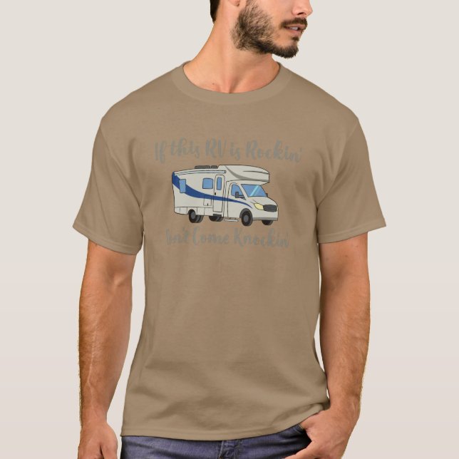 Camiseta Se esse RV está roçando, não venha bater (Frente)