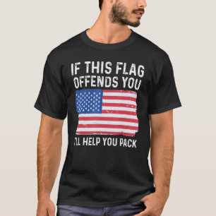 Camiseta Se Este Sinalizador Ofender Você Ajudará A Colocar