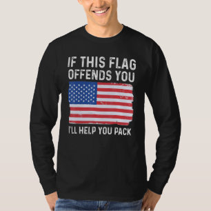 Camiseta Se Este Sinalizador Ofender Você Ajudará A Colocar