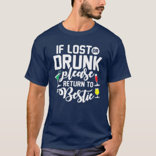Camiseta Se Estiver Perdido ou Embriagado Por Favor Devolva