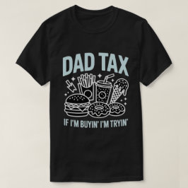 Camiseta Se estou comprando, estou tentando Comida rápida |