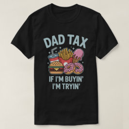 Camiseta Se estou comprando, estou tentando Comida rápida |