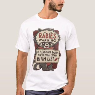 Camiseta se eu alguma vez tiver raiva, você está no topo da