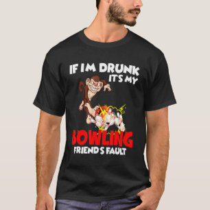 Camiseta Se Eu Bebado É A Minha Falha De Amigos De Ovino