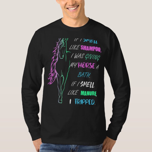 Camiseta Se Eu Cheirasse Como Shampoo Eu Estava Dando Um Ôn (Frente)