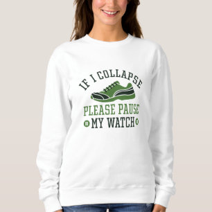 Camiseta Se Eu Colapso, Por Favor Pausar Meu Relógio