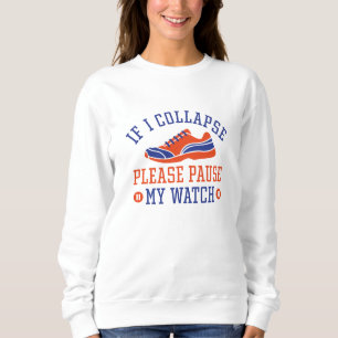 Camiseta Se Eu Colapso, Por Favor Pausar Meu Relógio
