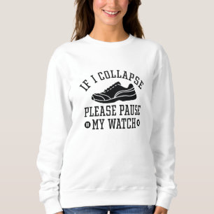 Camiseta Se Eu Colapso, Por Favor Pausar Meu Relógio