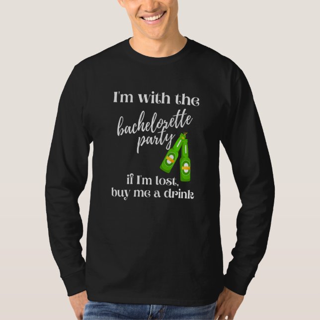 Camiseta Se Eu Estiver Perdido Compre-me Uma Bebida Cerveja (Frente)