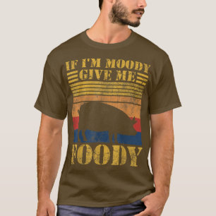 Camiseta Se eu for Moody, me dê um tonto engraçado, Hangry 