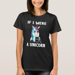 Camiseta Se eu fosse um unicórnio estaria de mau humor 2