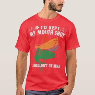 Camiseta Se Eu Mantivesse Minha Boca Fechada, Eu Não Estari