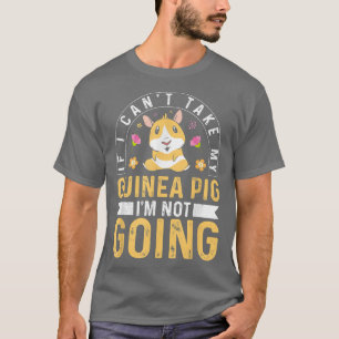 Camiseta Se eu não puder levar minha Guiné, porquinho engra