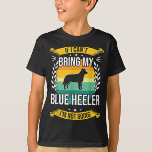 Camiseta Se eu não puder trazer meu Cachorro Azul
