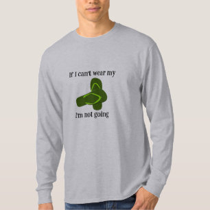 Camiseta Se eu não puder Vestir meus Chinelos