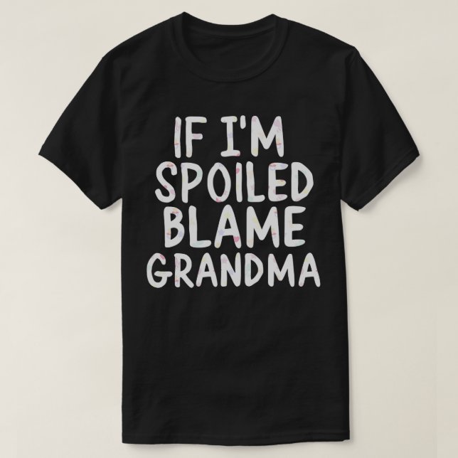 CAMISETA SE EU SENTIR CULPADO BLAME GRANDMA 1 (Frente do Design)